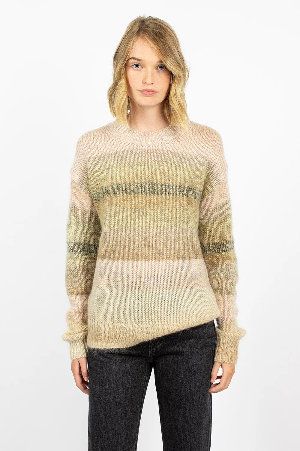 Gradient Crew Neck Knit