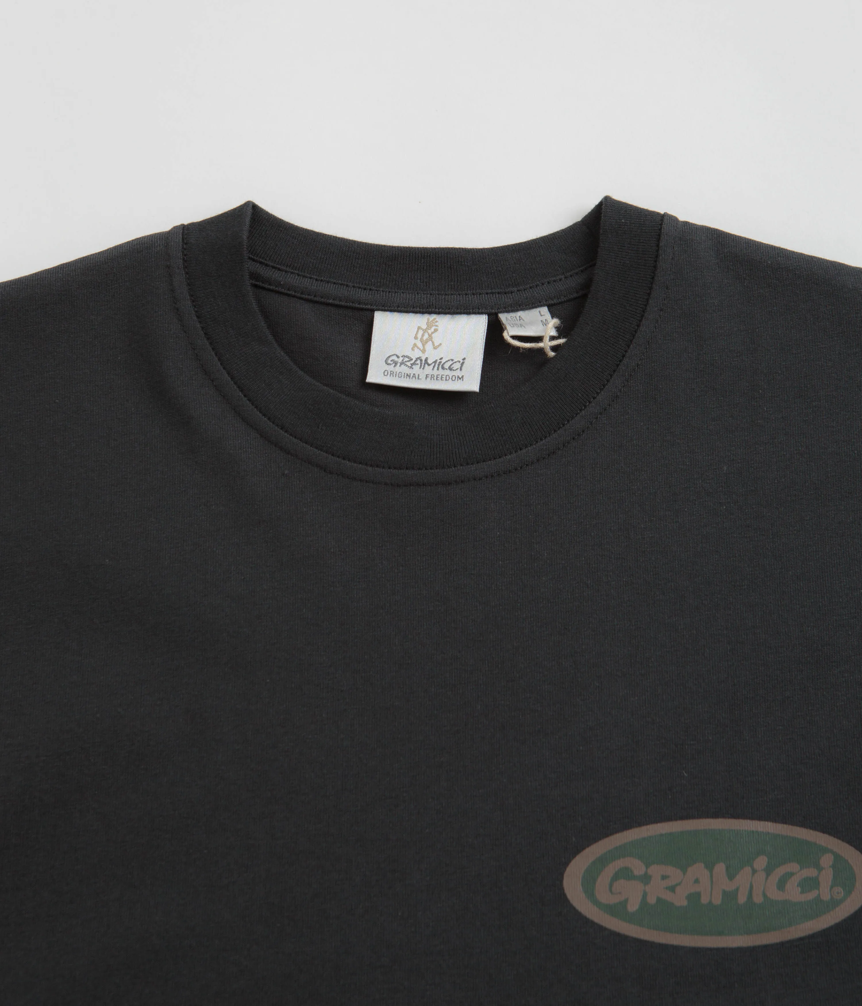 Gramicci Oval T-Shirt - Vintage Black / Green