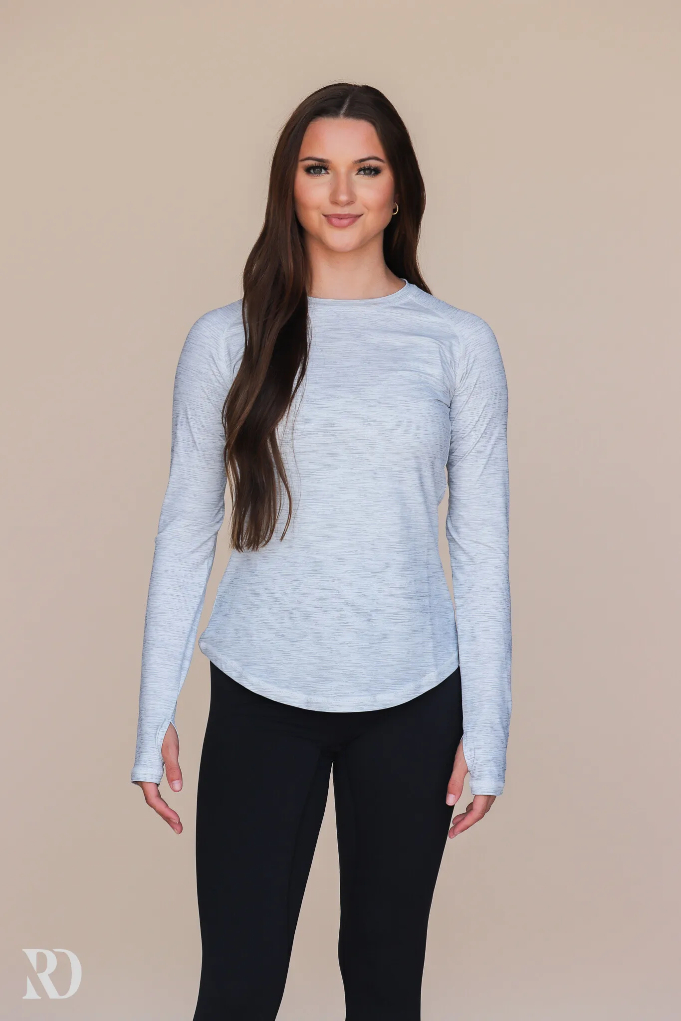 HEATHER GRAY BASELINE TOP | RD ESSENTIALS