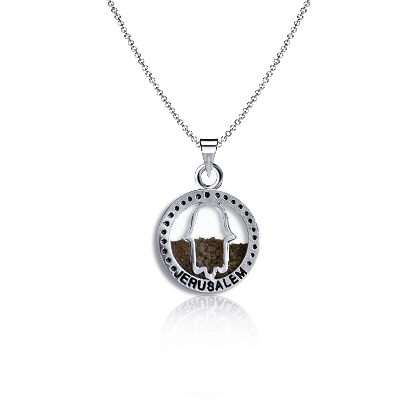 Holy Land Hamsa Necklace