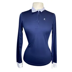 Horze 'Blaire' Functional Show Shirt in Navy - Women's US 4