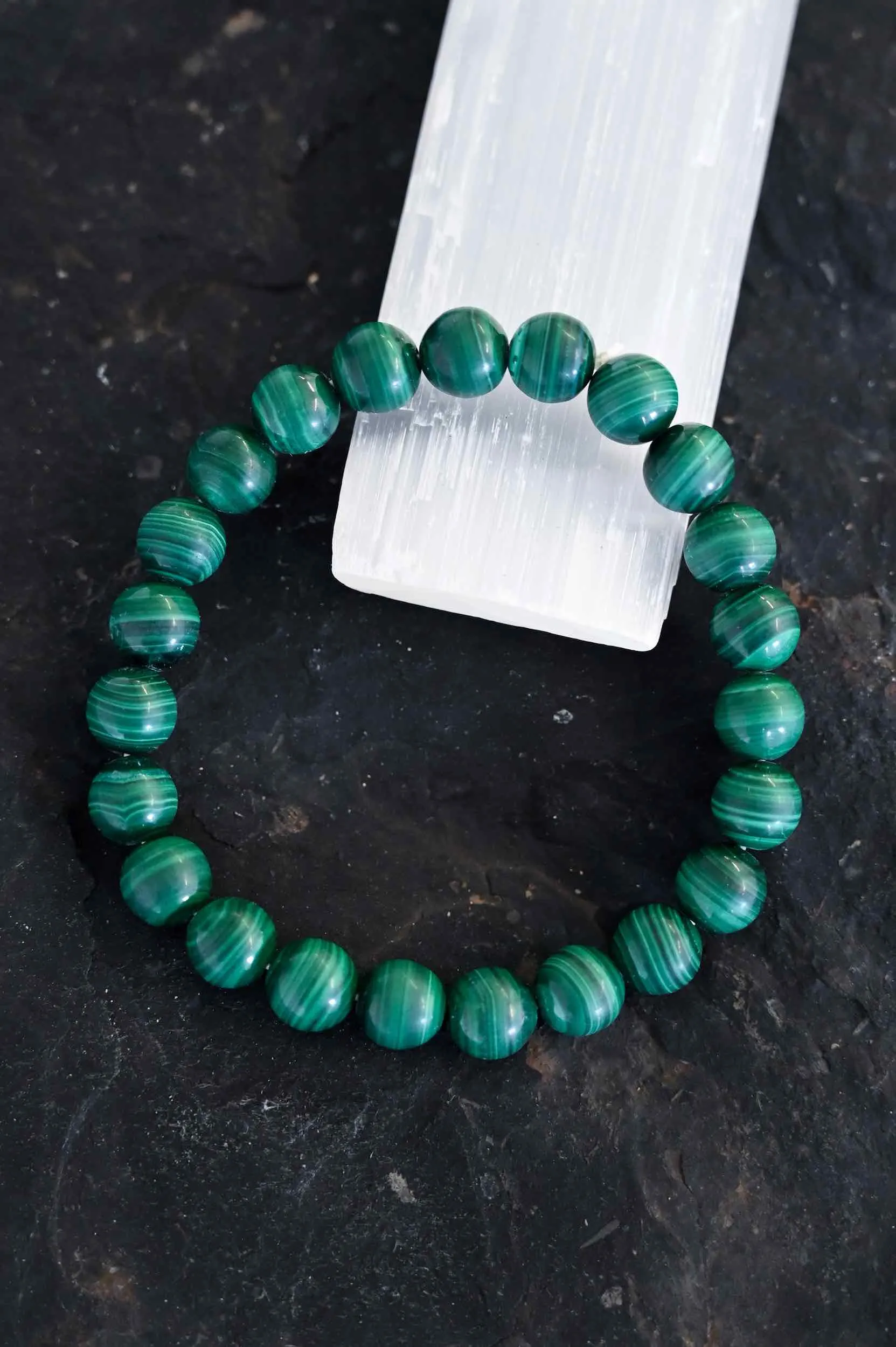 I Am Transforming Malachite Bracelet