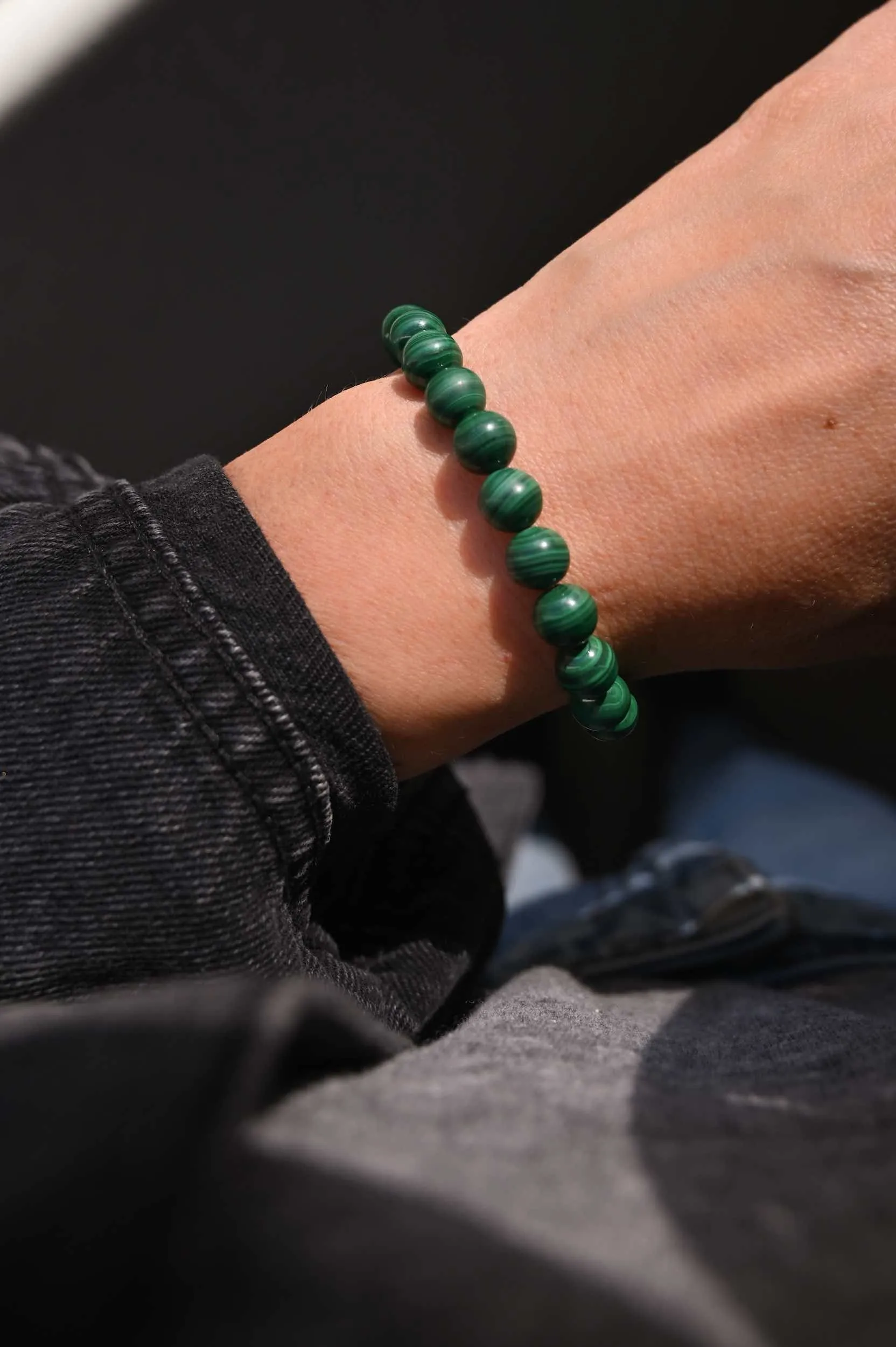 I Am Transforming Malachite Bracelet