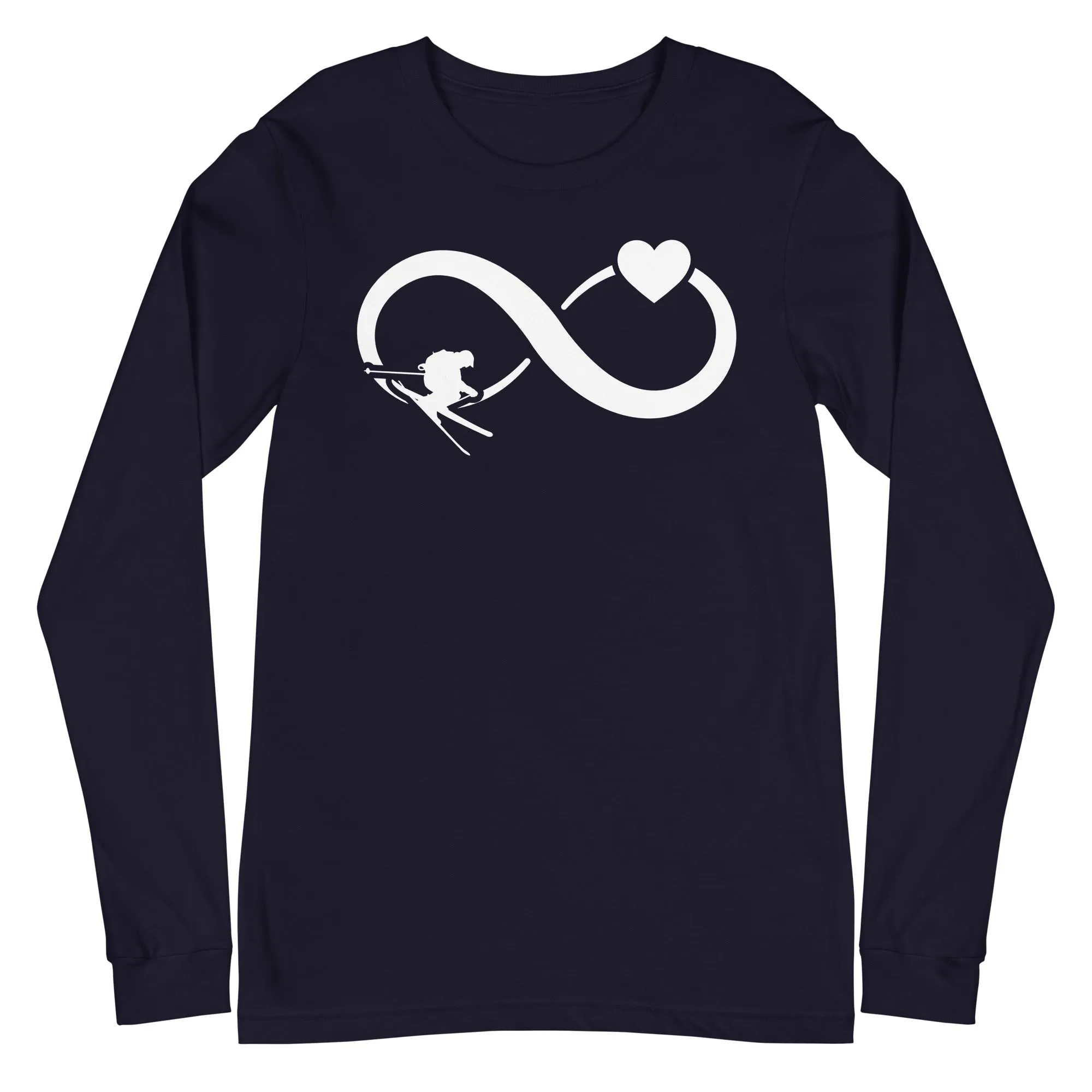 Infinity Heart and Skiing - Longsleeve (Unisex)