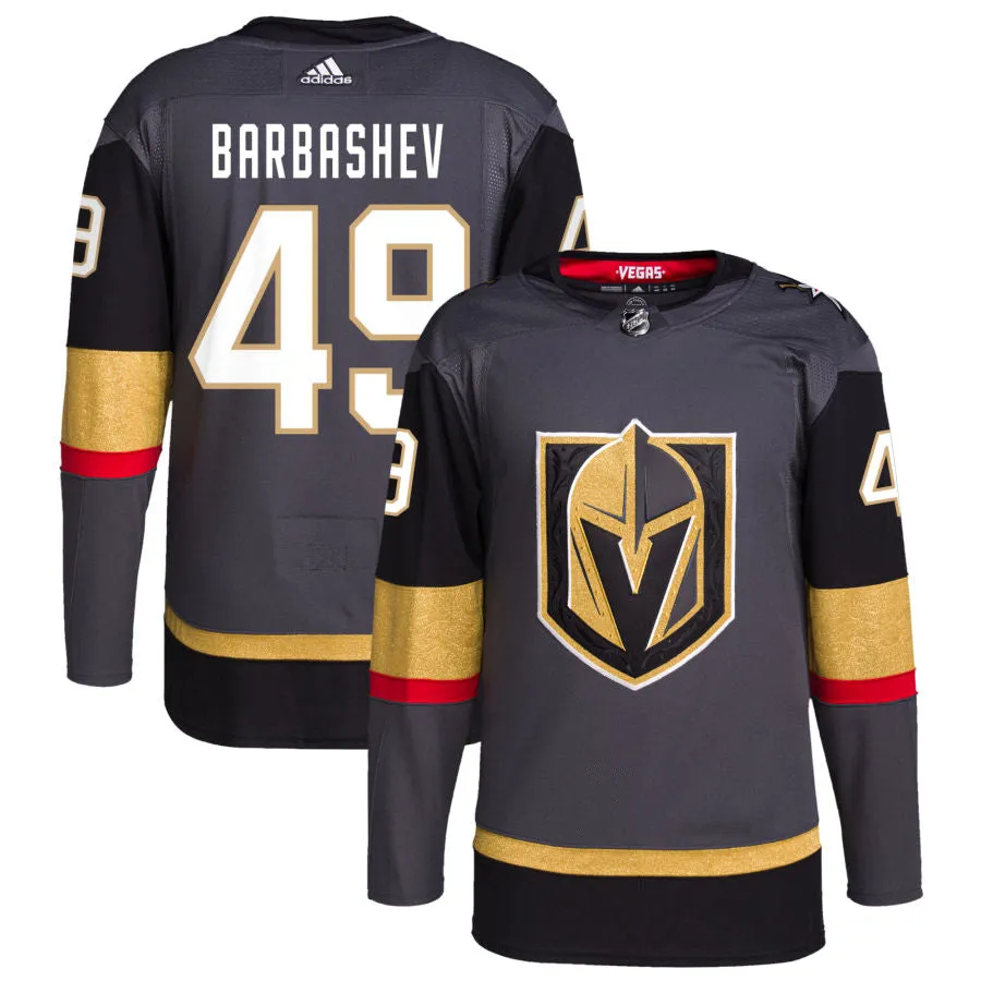 Ivan Barbashev Vegas Golden Knights adidas Alternate Authentic Pro Jersey - Gray