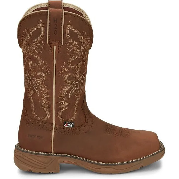 Justin Women's Rush 11 Nano CT WP Western Work Boot -Tan- SE4352