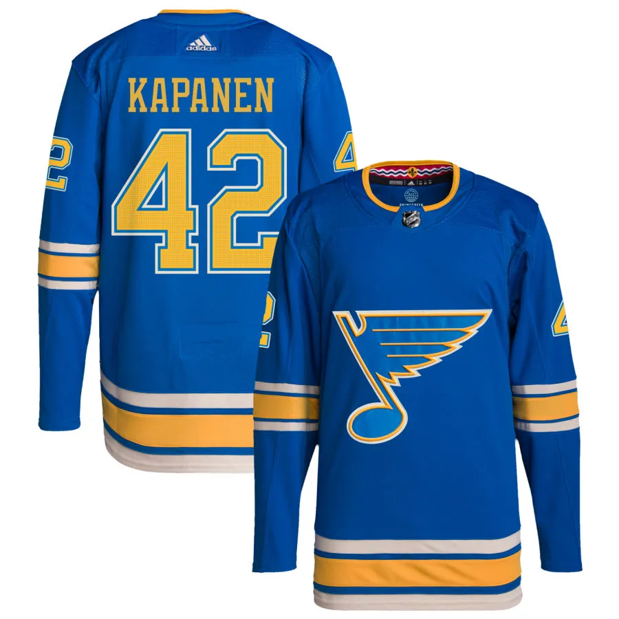 Kasperi Kapanen St. Louis Blues adidas Alternate Authentic Pro Jersey - Blue