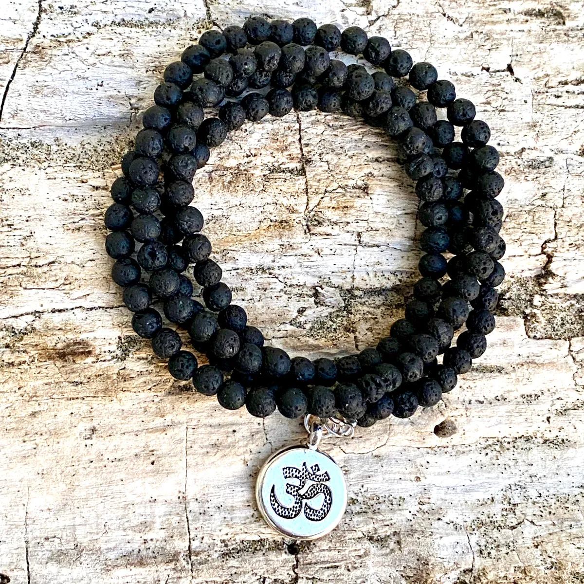 Lava Wrap Bracelet with Ohm to Help Dissipating Anger