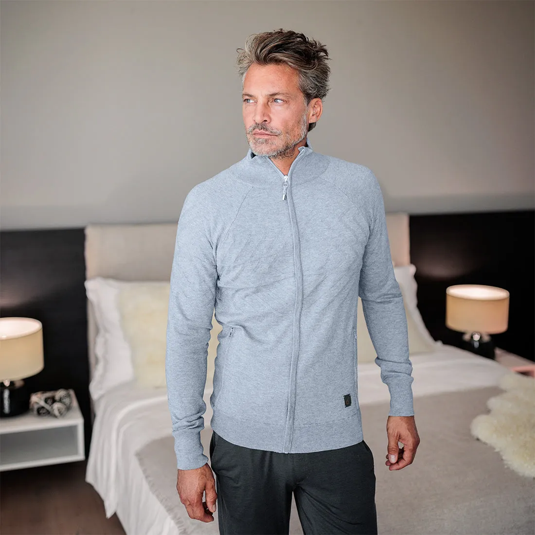 Merino zip-up top — RELAXWEAR