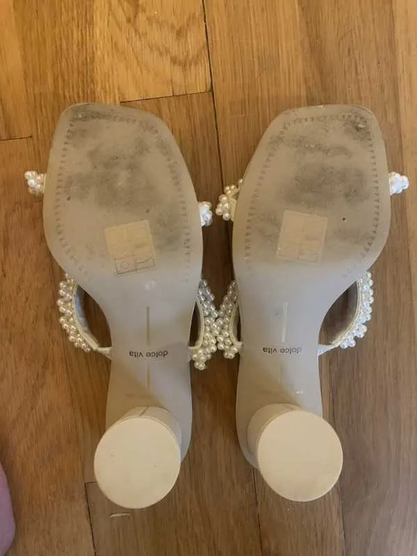 NOEL HEELS VANILLA PEARLS - re:vita