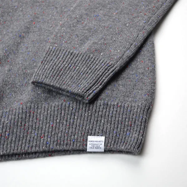 Norse Projects - Sigfred Heavy Boucle Sweater - Grey