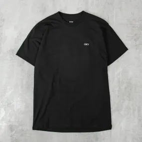 Obey Ripped Icon Tee - Black