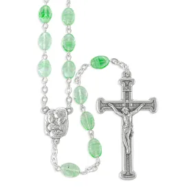 Oval Mint Green Rosary