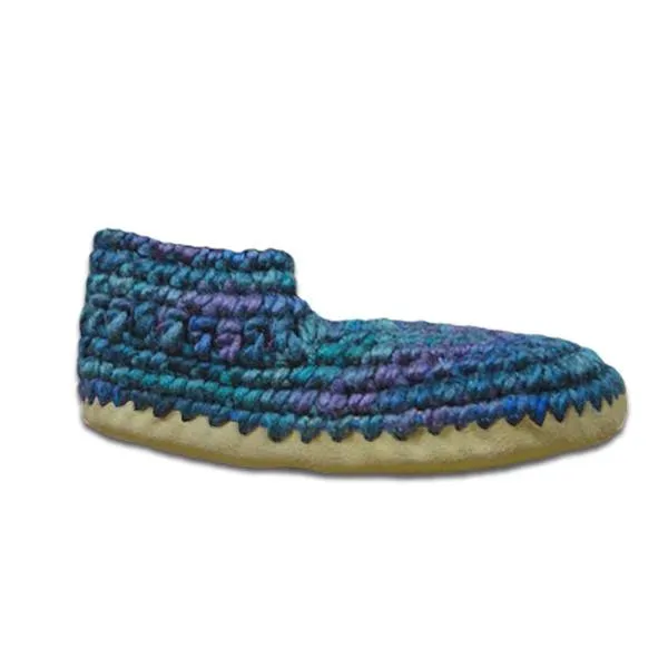 padraig cottage mens slippers - blue multi