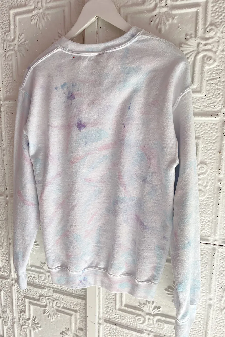 Pale Pastel Tie Dye Sweatshirt