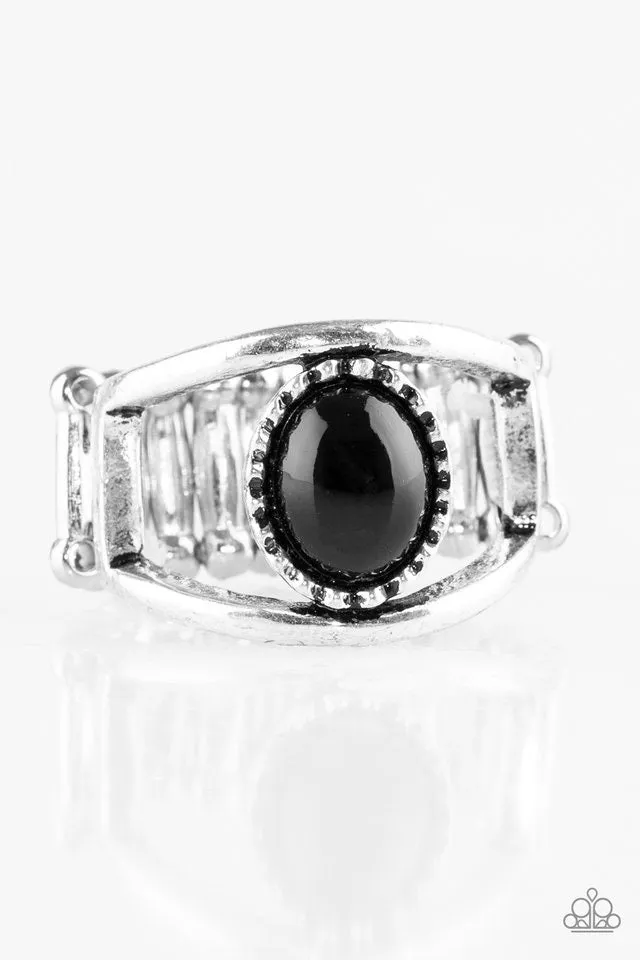 Paparazzi Accessories  - Summer Tour #RBS1/B1 - Black Ring