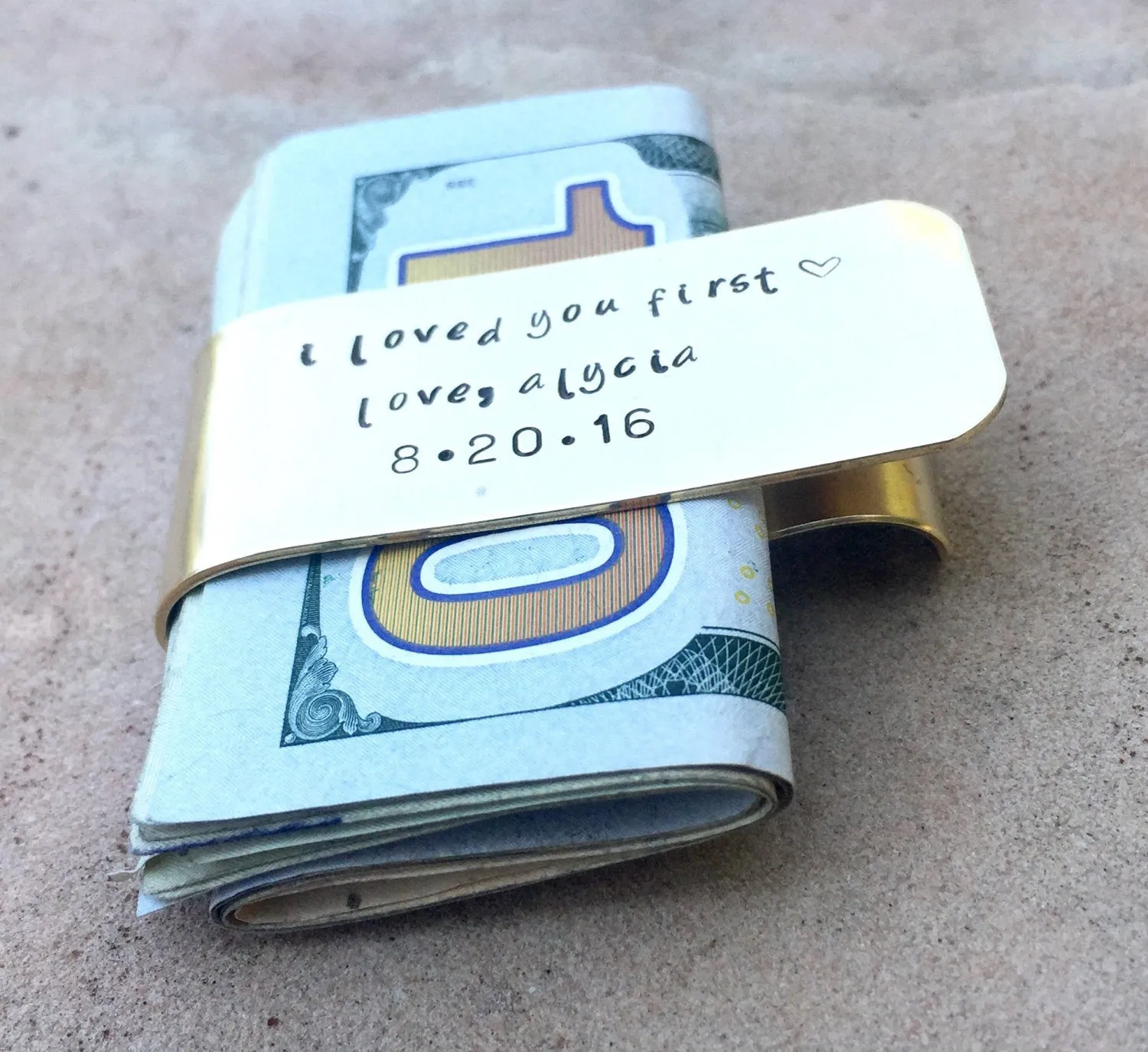 Personalized Money Clip For Dad