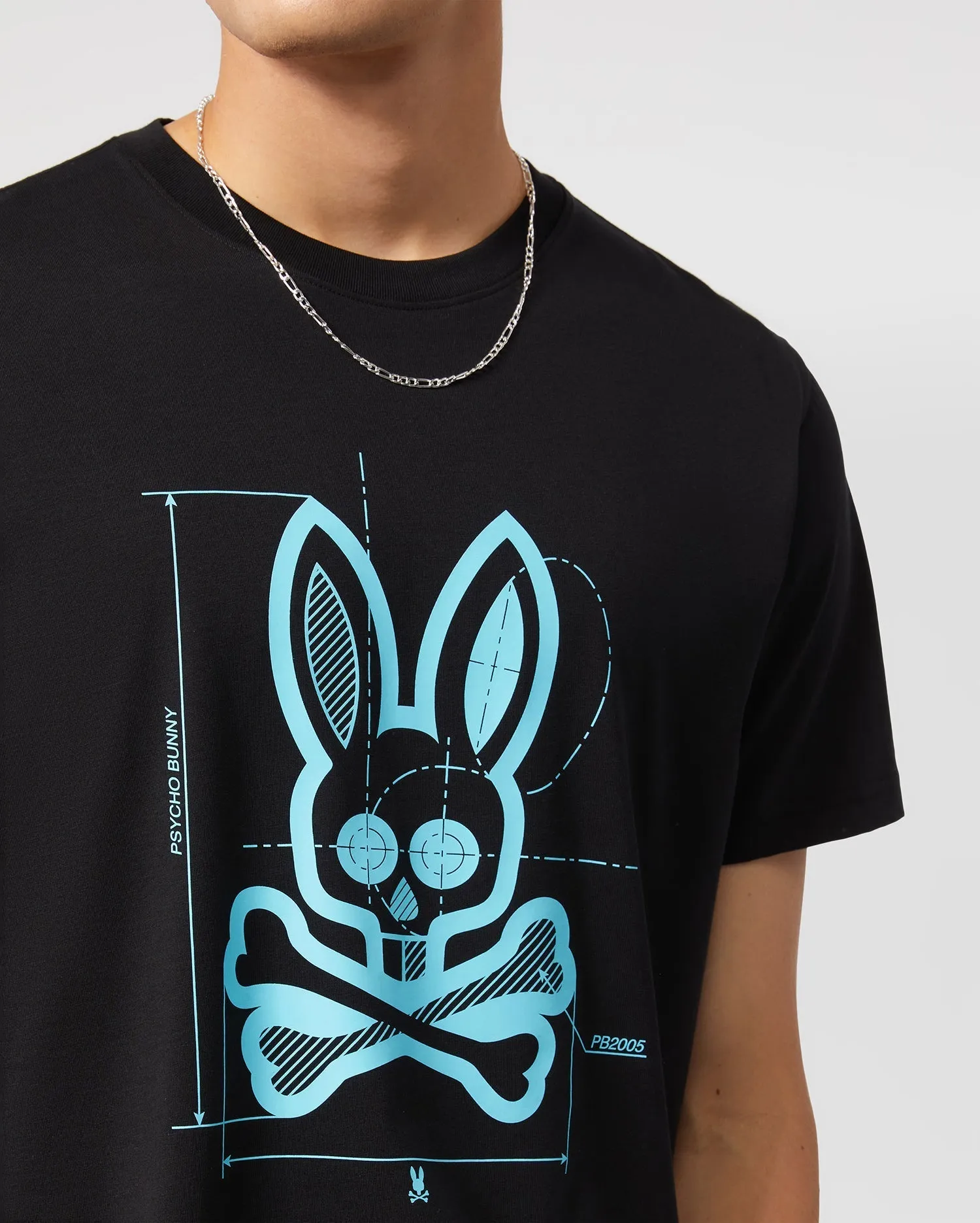 Psycho Bunny Depoe Graphic Tee - Black