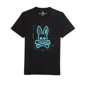 Psycho Bunny Depoe Graphic Tee - Black