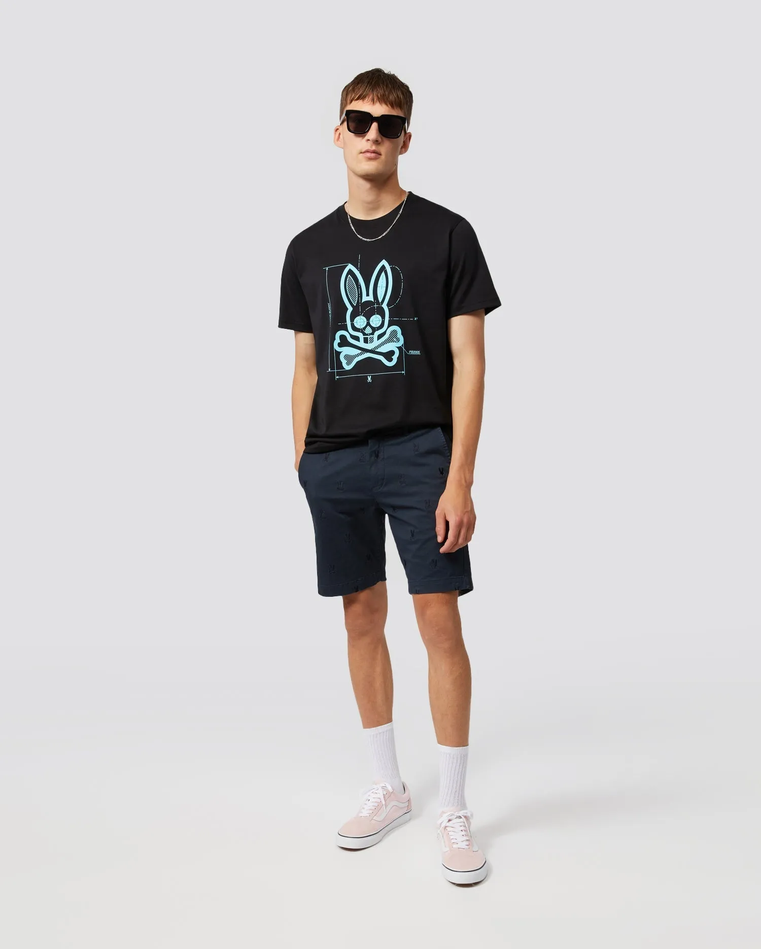 Psycho Bunny Depoe Graphic Tee - Black