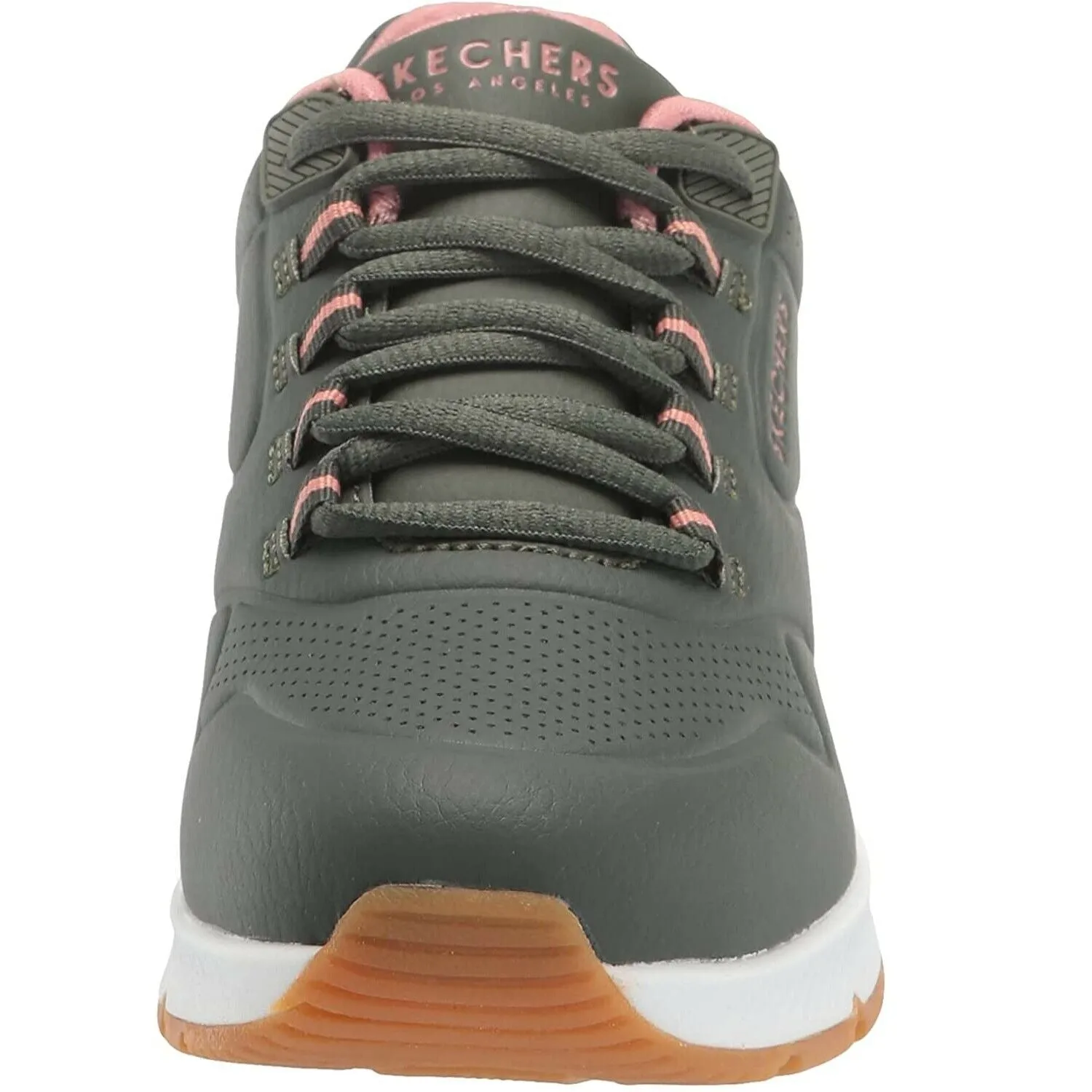 Scarpe donna SKECHERS - Art. 155542OLV  sneakers verde oliva sportivo casual