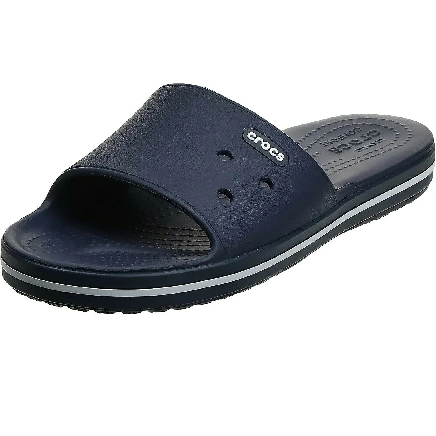 Scarpe uomo Crocs - Art. 205733/NAWH ciabatta navy white in gomma