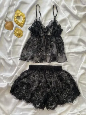 Set Shorty "Renée" BLACK