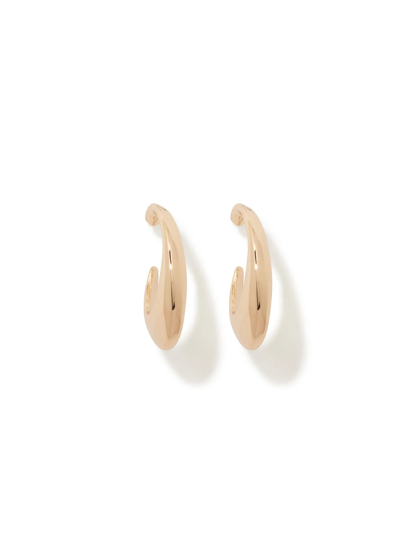 Signature Sienna Curve Hoop Earrings