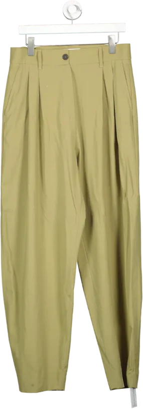 Studio Nicholson Green Virgin Wool Pant UK 10