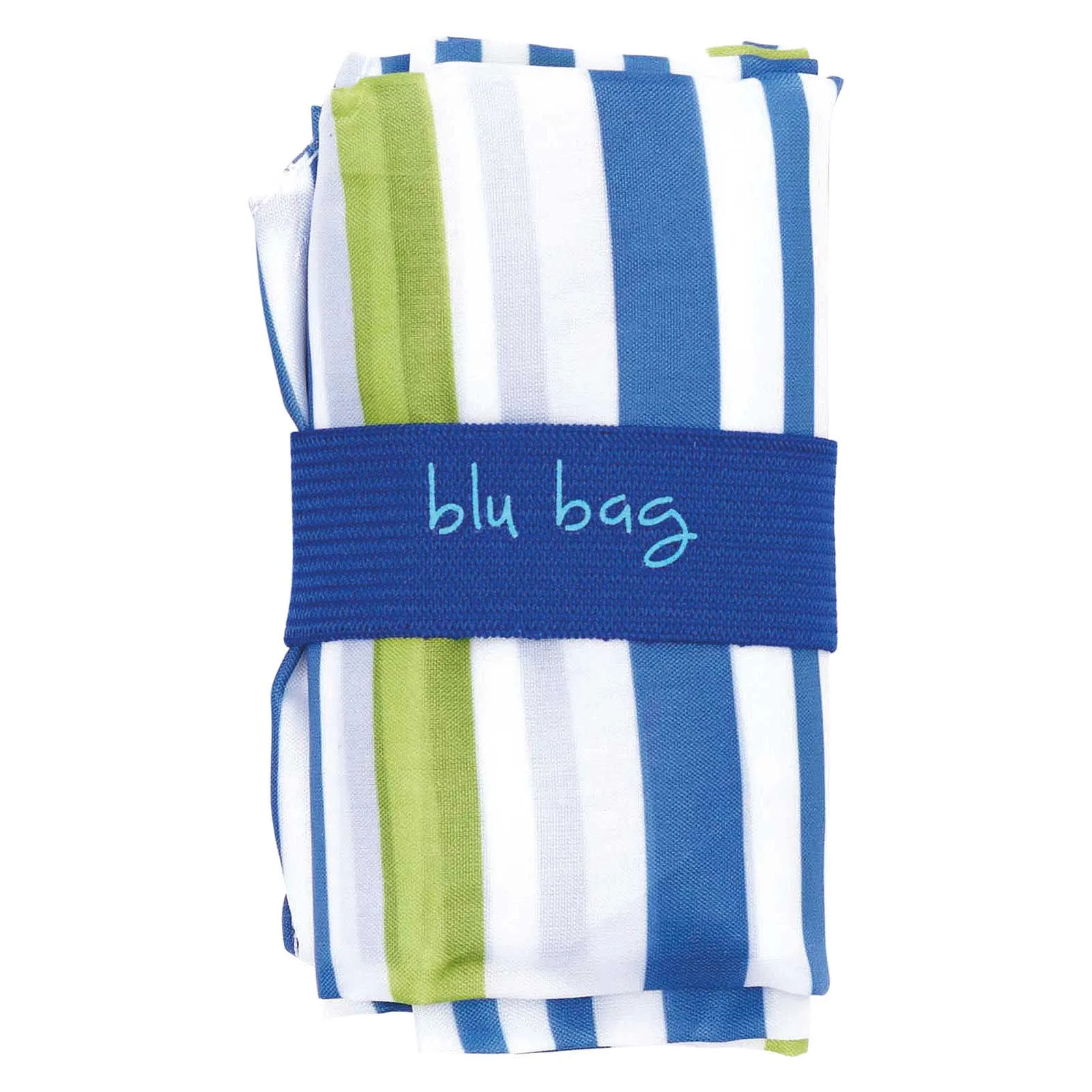 Summer Stripe Blu Bag Reusable Shopping Bag - Machine Washable