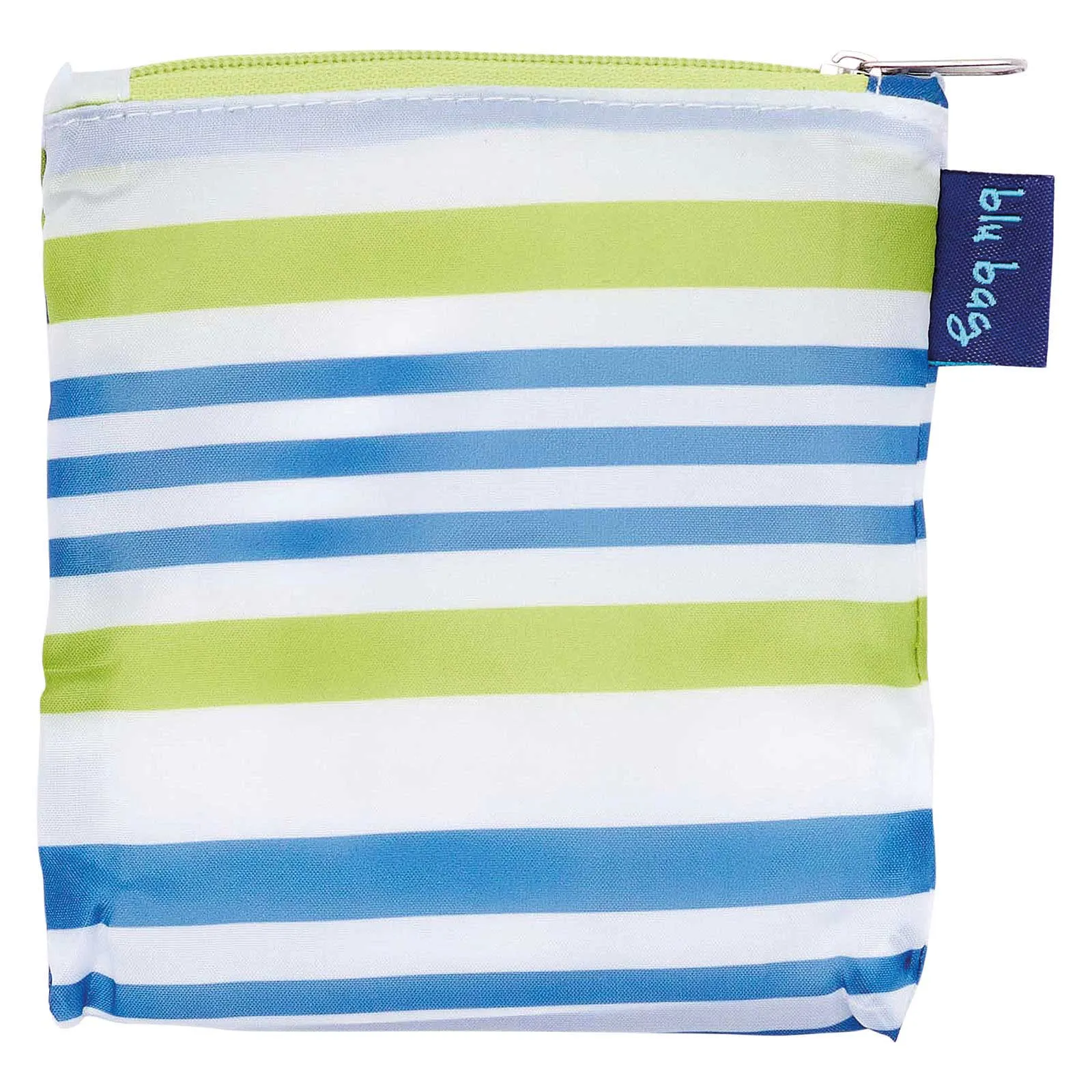 Summer Stripe Blu Bag Reusable Shopping Bag - Machine Washable