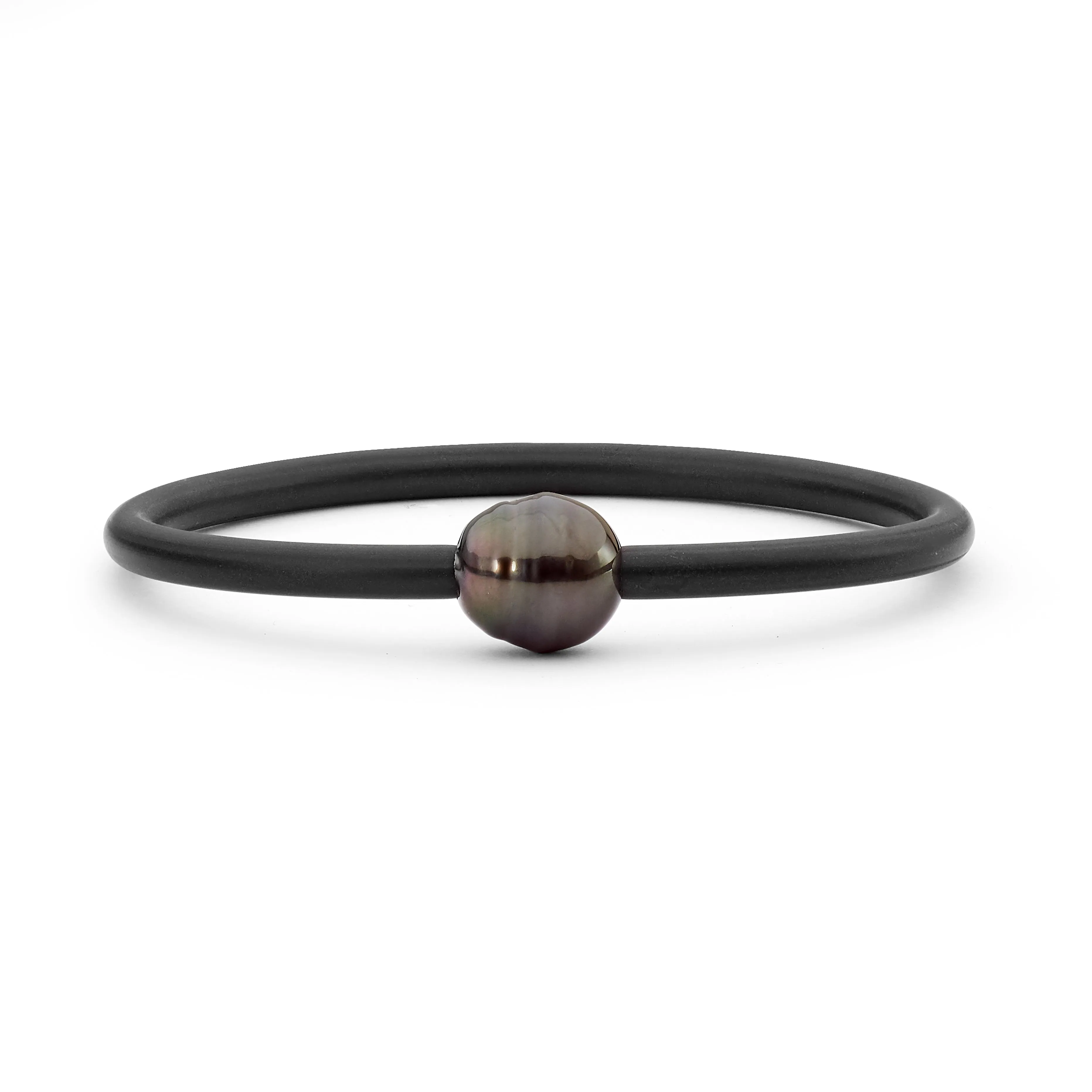 Tahitian South Sea pearl Neoprene bangle