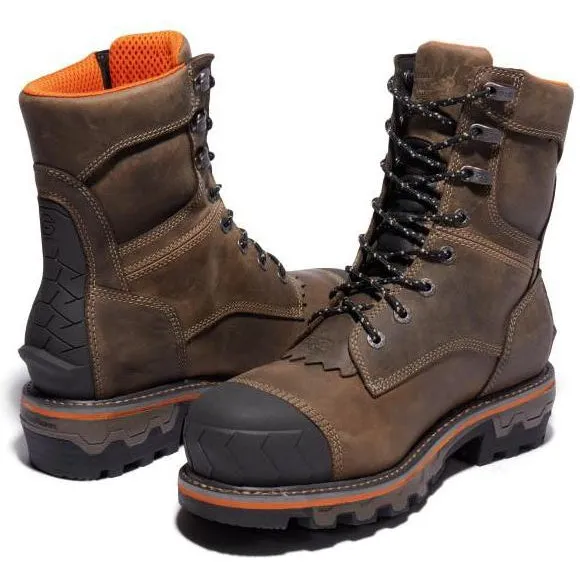 Timberland Pro Men's Boondock HD NT Logger Comp Toe WP Work Boot- TB0A29G9214