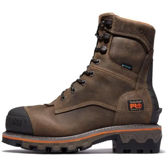 Timberland Pro Men's Boondock HD NT Logger Comp Toe WP Work Boot- TB0A29G9214