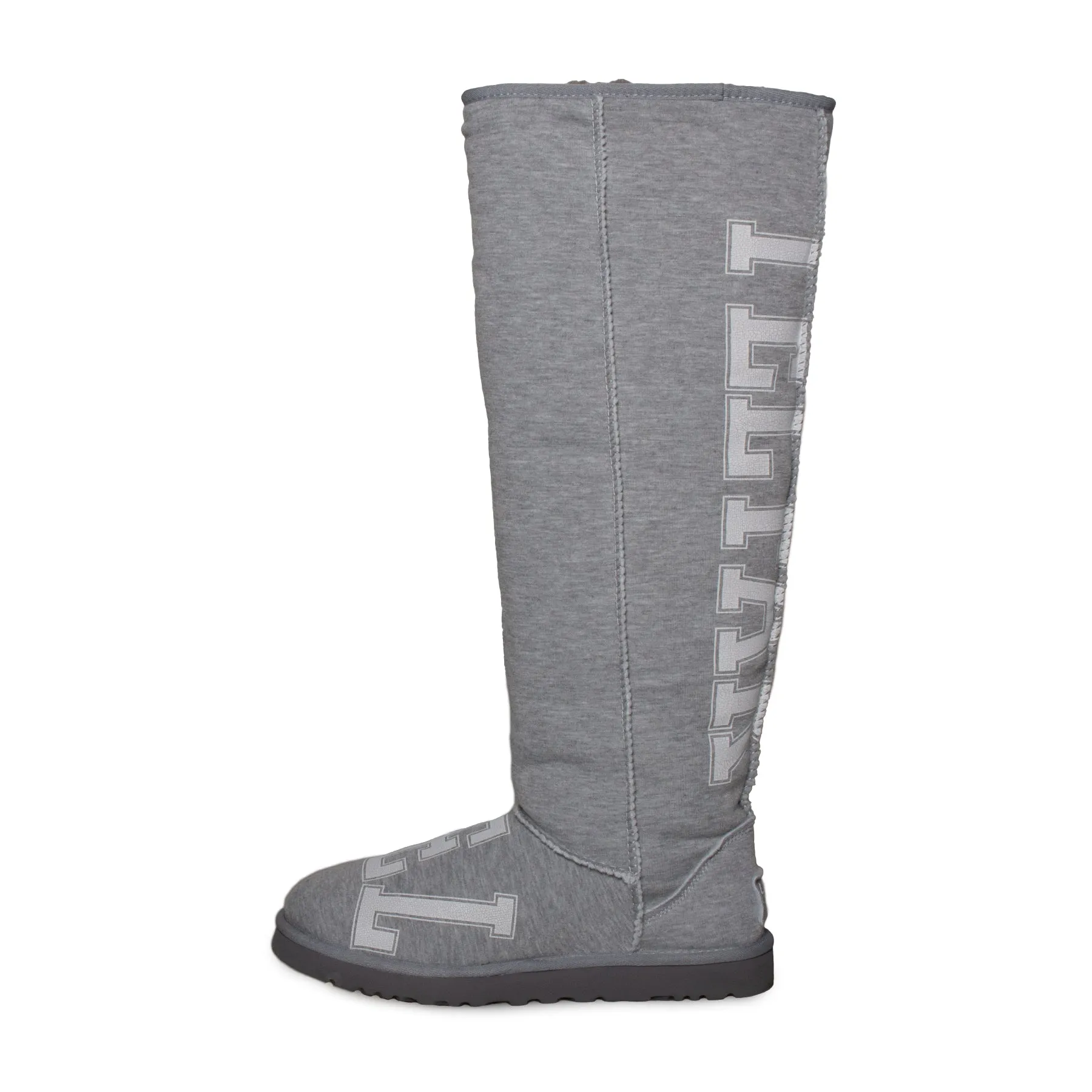 UGG X Telfar Fleece Tall Heather Grey Boots - Women's