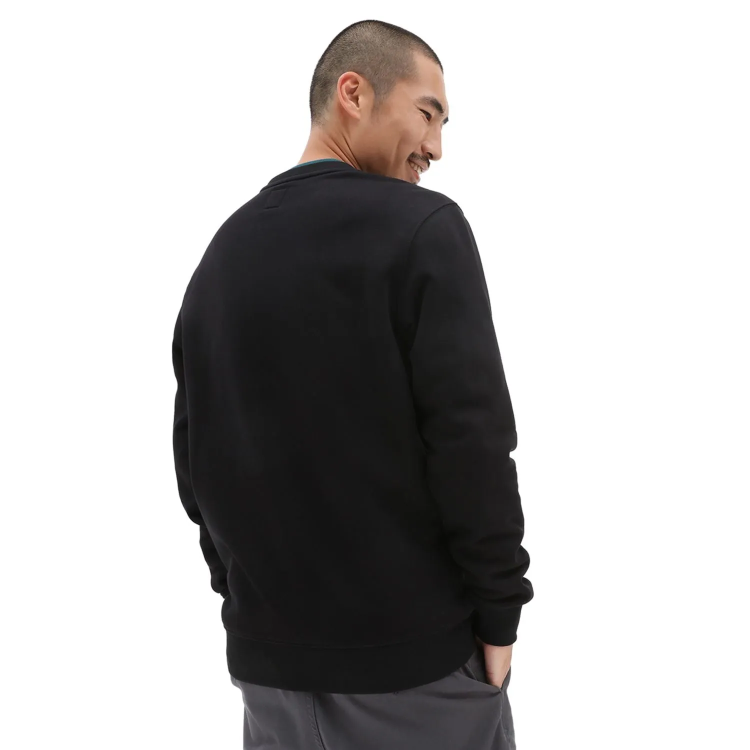 Vans Core Basic men's crewneck sweatshirt VN0A7YDUBLK black 