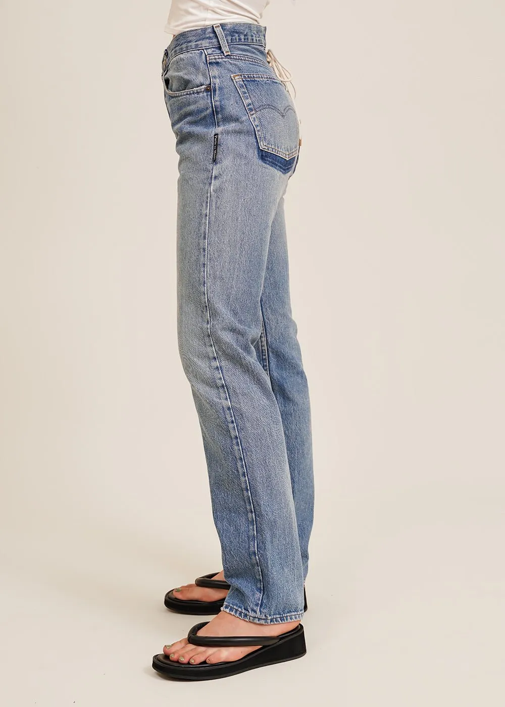 Vintage Back Eyelet Jeans