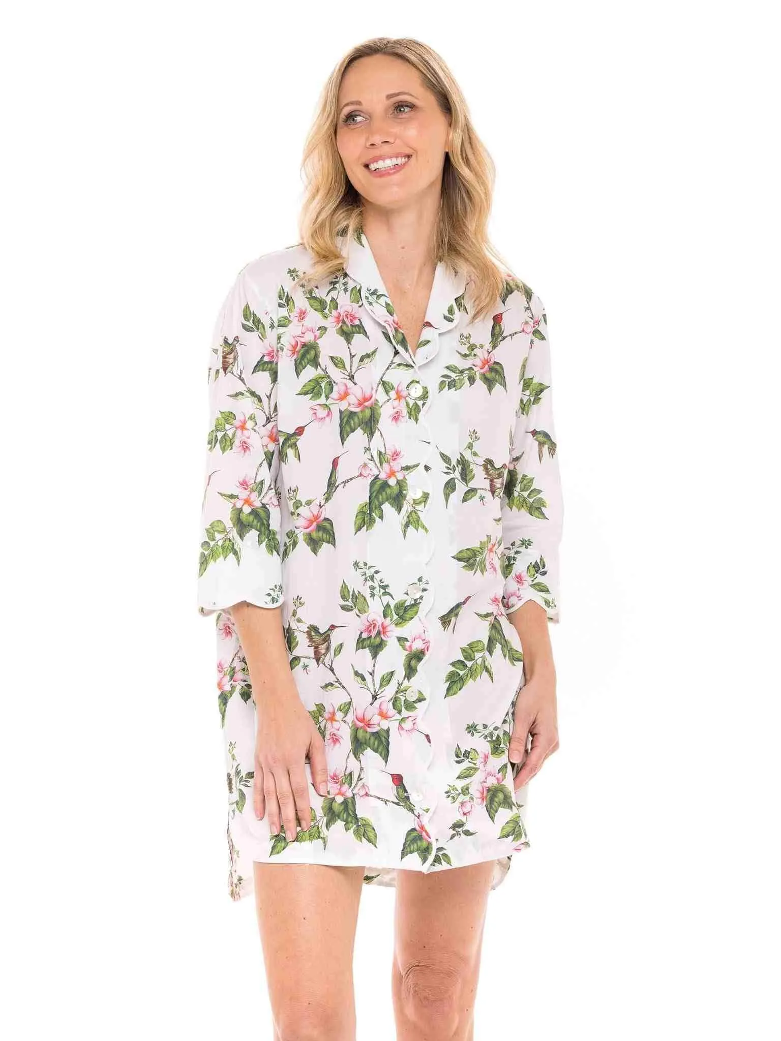 White Hummingbird Nightshirt