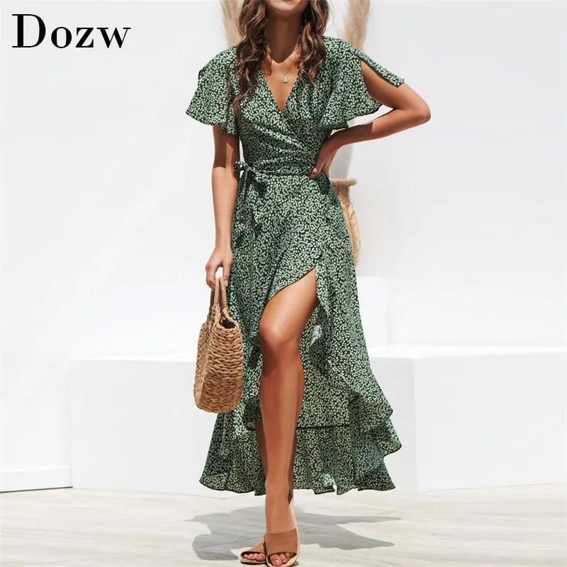 Women Floral Print Maxi Dress