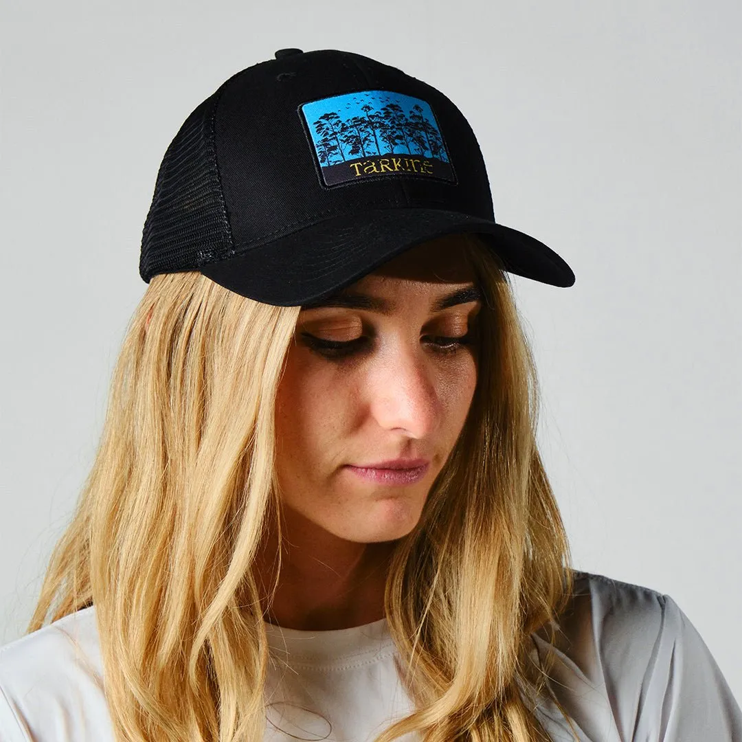 Women's Canopy Trucker Hat Black