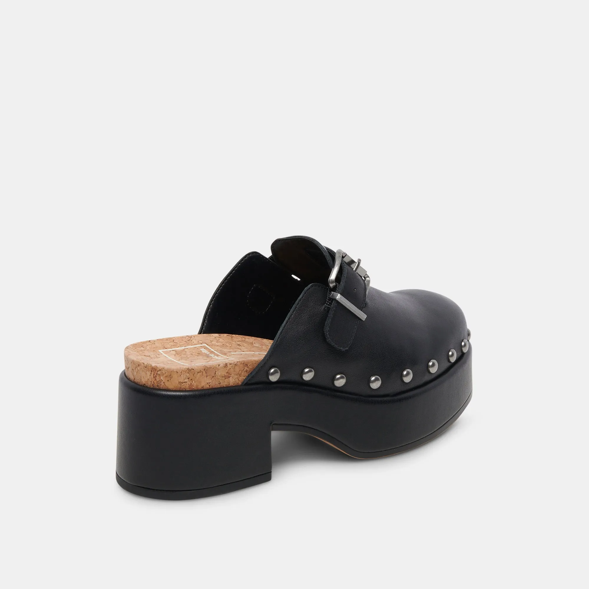 YEVAN CLOGS BLACK LEATHER