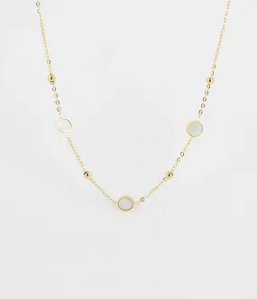 Zag Bijoux Kalina Mother of Pearl  Necklace